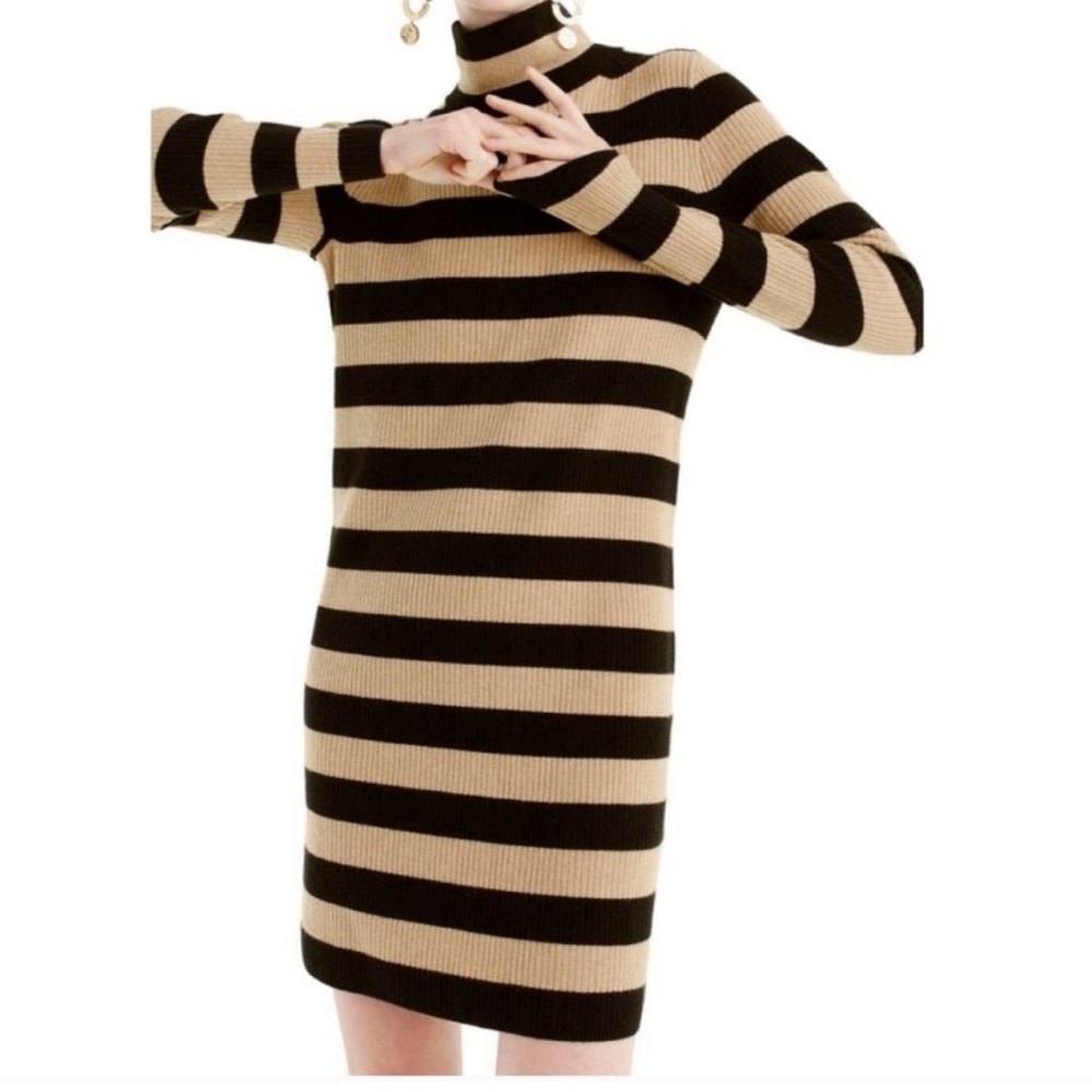 Jcrew Striped Sweater Dress Small